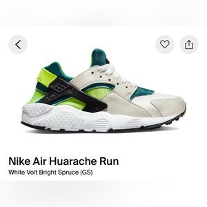 Nike Kids Sneakers - White, Volt, Teal